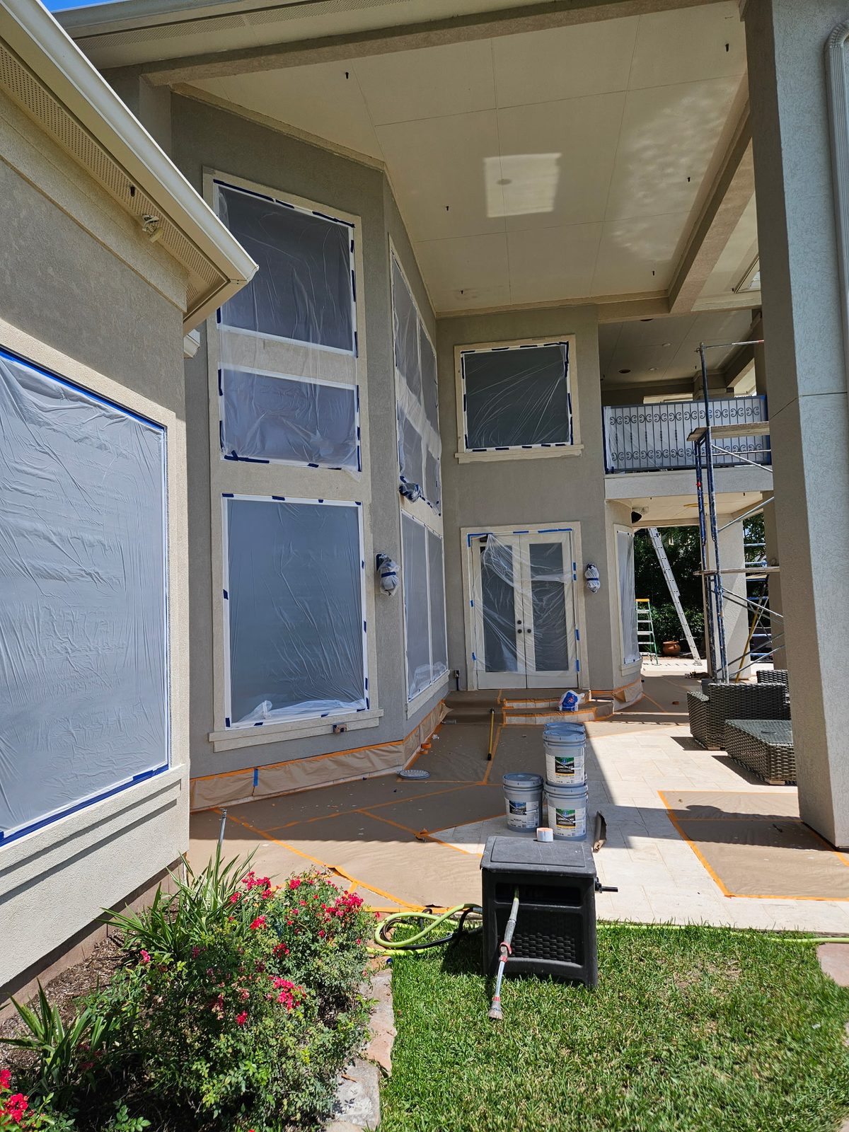 Interior room painted with smooth walls and clean trim lines